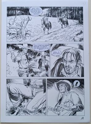 Mario Milano - 1 Original page - Tex - La Pista dei Sioux | Catawiki