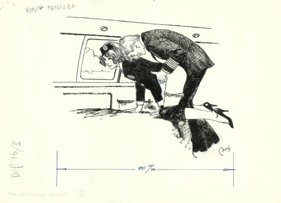 Erotic World | Original art – Polvo en las nubes – Bois | Origin Of Comics
