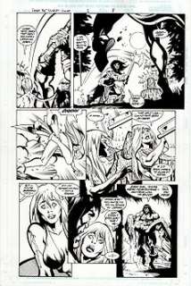 Raffaele, Stefano / Cabrera, Ralph - original page (p. 8)  - Conan "The Scarlet Sword" no. 1