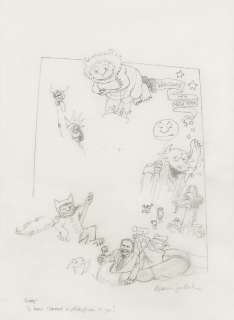 MAURICE SENDAK (1928-2012) "Wild Things Come to New York." [CHILDRENS] | Swann Galleries