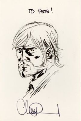 Adlard, Charlie - WALKING DEAD - RICK GRIMES Specialty Drawing | ComicConnect