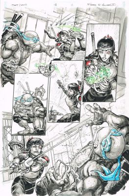 Freddie E. Williams II | TMNT (2024) (Issue 18, Pg 11) 11 x 17 | Freddie E. Williams II
