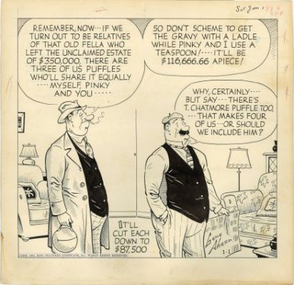 Ahern, Gene - ROOM AND BOARD DAILY Strip Art
