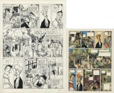 "*PEDROSA Cyril, *1972 [FR].  - Ring Circus - tome 1 - Les Pantres, 1998,  - encre de [...]