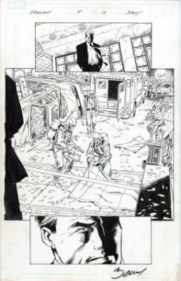 Bagley, Mark - BRILLIANT #4 Half Splash | ComicConnect