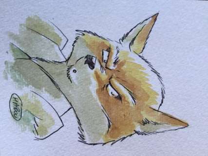 Masbou | original drawing in direct colour | Catawiki