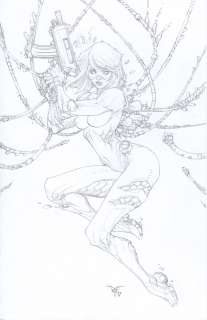 Paolo Pantalena - Ghost in the Shell Pinup Sold on Dueling Dealers 4/3/24