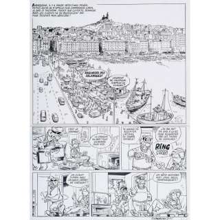 Serge Carrère (Né en 1958) - Lot 4 - Léo Loden, Les Sirènes du Vieux-Port - Tome 2