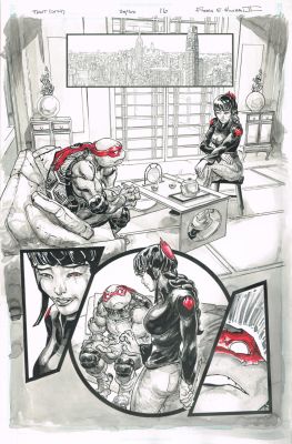 Freddie E. Williams II | TMNT (2024) (Issue 20/300, Pg 16) 11 x 17 | Freddie E. Williams II