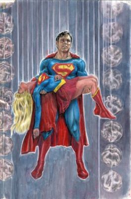 Coscarelli, Javier - SUPERMAN AND SUPERGIRL Illustration