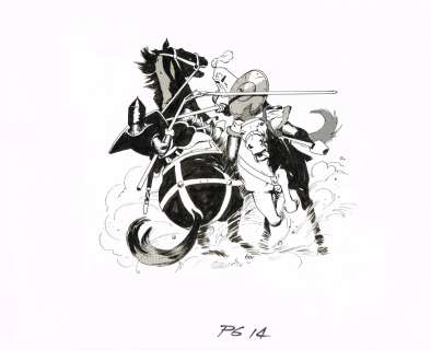 Brent Anderson | "Joust" (after Hal Foster) | Brent Anderson