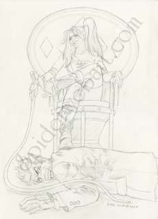 Greg Hildebrandt - Pinup Art Whiplash - Sketch #2