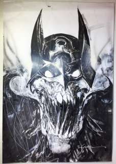 Sienkiewicz, Bill | original drawing  - Demoniac Batman | Catawiki