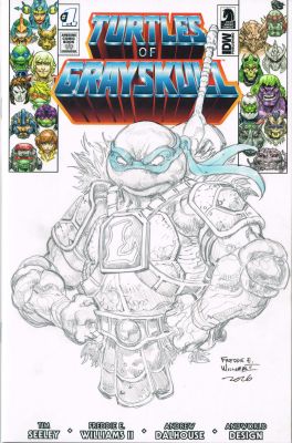 Freddie E. Williams II | TOG Leonardo BustLimited Ed. Turtles of GrayskullBlank | Freddie E. Williams II