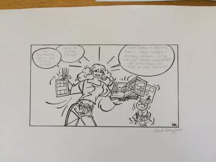 Kuijpers, Henk | Origineel Franka Magazine 20: Aankondiging "Grand Adventure" + schets + magazine (2016) | Catawiki