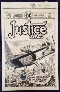 Justice Inc. #4 Original Cover Art & Stat | Weiss Auctions