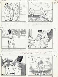 Christophe (Georges Colomb, Dit. 1856-1945) | LE SAPEUR CAMEMBER Camember se fait des cheveux Paru dans Â«Les Facéties du sapeur... | Coutau Bégarie