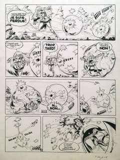 PAAPE Eddy  - Luc Orient  - Planche 10 de l’album La Forêt d’Acier édité au [...] | Vermot et Associés