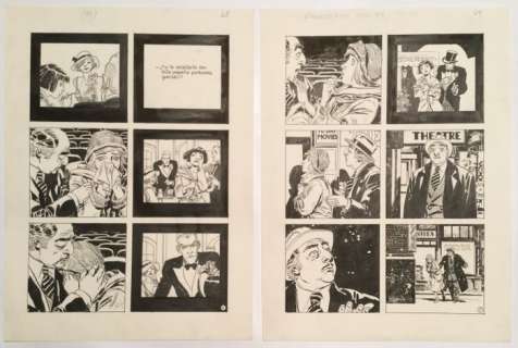 Mandrafina, Domingo | 2x original plates "Spaghetti Bros" | Catawiki