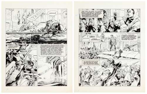 Parras | Les Grands capitaines, planches n°20 et 21 à… | Millon