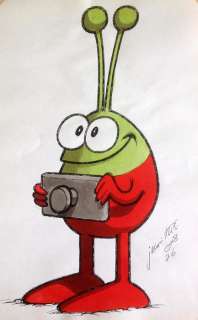 Jacovitti | original drawing for a promotional campaign (1976) | Catawiki