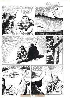 IVO MILAZZO - Original page for Ken Parker n. 1. Cm. 31x42. Ink. Mint. Code 120.