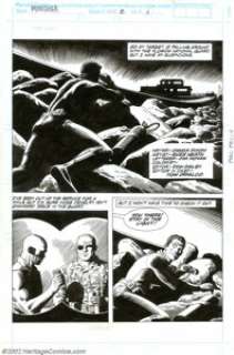 Russ Heath - Original Art to The Punisher #90, Complete 20-page Story (Marvel, 1994). Blistering action and hot - | Heritage