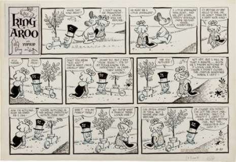 Jack Kent King Aroo Sunday Comic Strip  Original Art Dated 8-30-1953 (McClure Newspaper Syndicate,  1953).... | Heritage