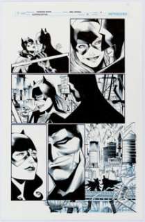 Diogenes Neves and Marc Deering Superman/Batman #15 Page 5 Original Art (DC, 2005). An intimate moment between -