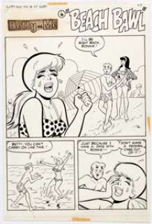 Al Hartley Betty and Me #44 Complete Story Original Art (Archie, 1972). Archie Andrews is torn between the - | Heritage