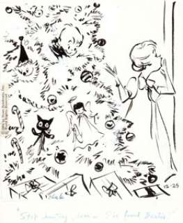 George Clark The Neighbors Daily Comic Strip Original Art Group of 5 (News Syndicate, 1964). Here are five -