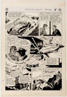 Bob Kane and Charles Paris Detective Comics #154 "Underground Railroad of Crime!" Story Page 5 - | Heritage
