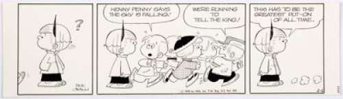 Dick Cavalli Winthrop Daily Comic Strip Original Art dated 2-6-70 (NEA, 1970). A skeptical Winthrop knows -