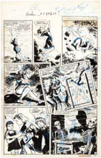 Lee Elias Firehair #2 Story Page 3 Original Art (Fiction House, 1949). Here is page three of the pot-boiler - | Heritage