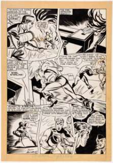 Irv Novick Zip Comics #31 Story Page 8 Steele Sterling Original Art (MLJ/Archie Comics, 1942). "The - | Heritage
