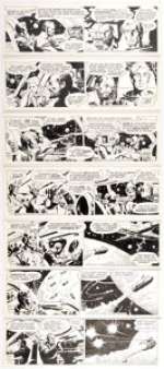 Dan Barry and Bob Fujitani Flash Gordon Daily Comic Strip Original Art Sequential Group of 7 (King Features, - | Heritage