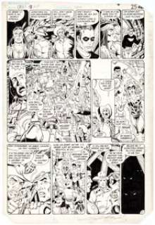George Perez Crisis on Infinite Earths #3 Story Page 21 Original Art (DC, 1985). As you would expect from this - | Heritage