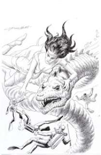 Russ Heath Sea Devils #3 Cover Re-Creation and Hand-Colored Print Original Art and Tinted Reproduction Group of - | Heritage