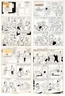 Al Hartley Archie Titles (Various) Complete 1-Page Stories and Excerpts Original Art Group of 7 (Archie Comics, - | Heritage
