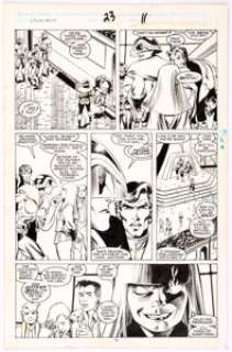 Alan Davis and Paul Neary Excalibur #23 Page 11 Original Art (Marvel, 1990).... | Heritage