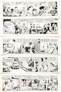 Al McWilliams Davy Jones Daily Comic Strip Original Art Group of 5 (United Feature Syndicate, 1961).... (Total: 5 Original Art) | Heritage