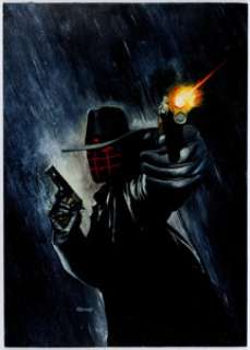 Ron Lesser The Spider #2 Variant Cover Painting Original Art (Dynamite Entertainment, 2012).... | Heritage