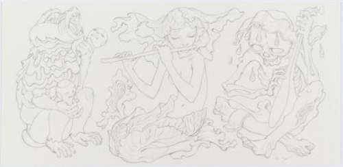 James Jean Flash Temporary Tattoos Portfolio Illustration Original Art (Chronicle Books, 2014).... | Heritage