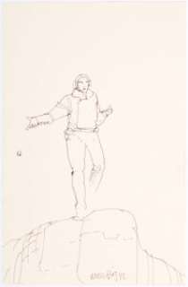 Moebius (Jean Giraud) - Sketch Illustration Original Art (1992). ... | Heritage