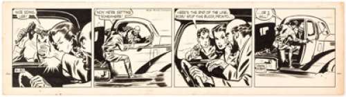Frank Robbins Scorchy Smith Daily Comic Strip Original Art dated 4-30 (Associated Press Syndicate, undated).... | Heritage