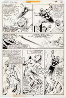 Sal Buscema, Frank Giacoia, and Dave Hunt Marvel Two-In-One Annual #3 Story Page 32 Original Art (Marvel, 1978).... | Heritage