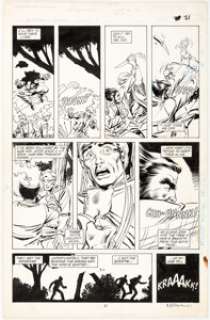 Mark Bright and Al Williamson Spider-Man vs. Wolverine #1 Story Page 21 Original Art (Marvel, 1990).... | Heritage