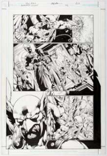 Ivan Reis and Oclair Albert Blackest Night #1 Story Page 20 Original Art (DC, 2009)....