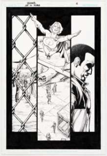 Don Kramer and Michael Babinski JSA vs. Kobra #1 Story Page 15 Original Art (DC, 2009)....