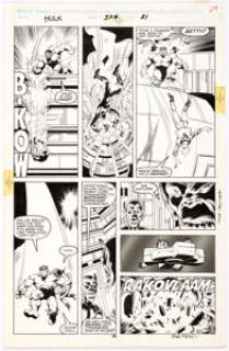 Dale Keown and Bob McLeod The Incredible Hulk #375 Story Page 21 Original Art (Marvel, 1990).... | Heritage